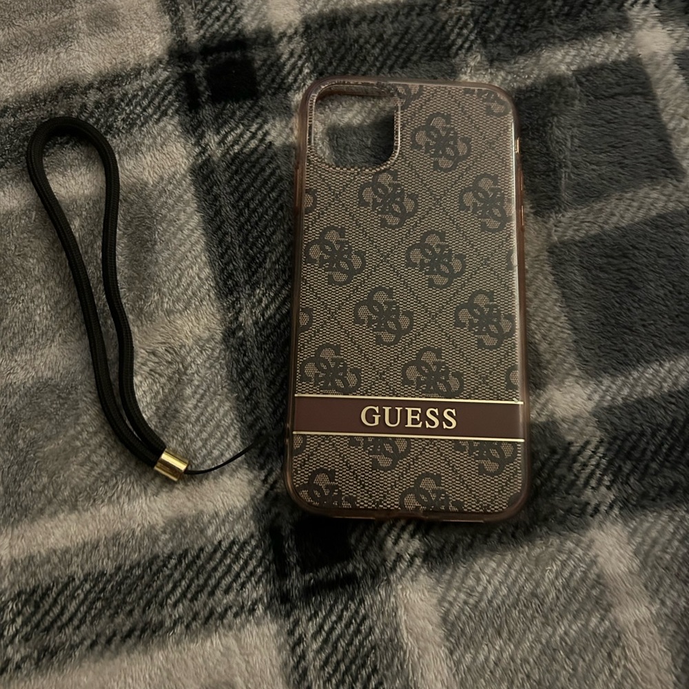 Brown Guess IPhone XR Phone Case